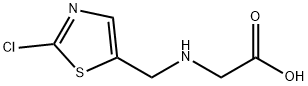 [(2-Chloro-thiazol-5-ylMethyl)-aMino]-acetic acid Struktur