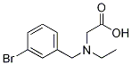 [(3-BroMo-benzyl)-ethyl-aMino]-acetic acid Struktur