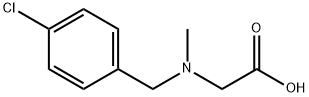 [(4-Chloro-benzyl)-Methyl-aMino]-acetic acid Struktur
