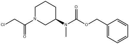 [(R)-1-(2-Chloro-acetyl)-piperidin-3-yl]-Methyl-carbaMic acid benzyl ester Structure