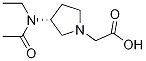 [(R)-3-(Acetyl-ethyl-aMino)-pyrrolidin-1-yl]-acetic acid Structure