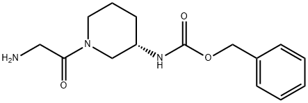 [(S)-1-(2-AMino-acetyl)-piperidin-3-yl]-carbaMic acid benzyl ester 结构式