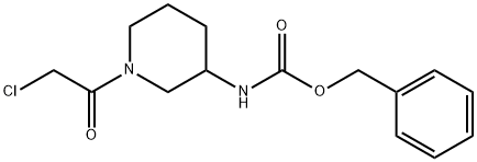 [1-(2-Chloro-acetyl)-piperidin-3-yl]-carbaMic acid benzyl ester,1353987-58-2,结构式