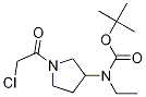 [1-(2-Chloro-acetyl)-pyrrolidin-3-yl]-ethyl-carbaMic acid tert-butyl ester,1353977-78-2,结构式