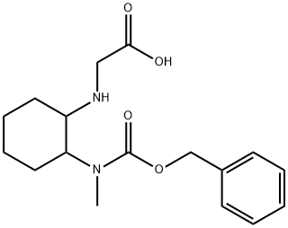 [2-(Benzyloxycarbonyl-Methyl-aMino)-cyclohexylaMino]-acetic acid,1353975-87-7,结构式