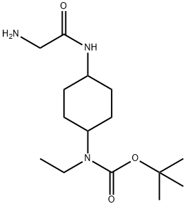 [4-(2-AMino-acetylaMino)-cyclohexyl]-ethyl-carbaMic acid tert-butyl ester Structure