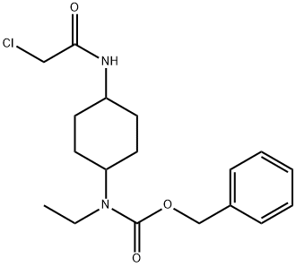 [4-(2-Chloro-acetylaMino)-cyclohexyl]-ethyl-carbaMic acid benzyl ester 结构式