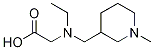 [Ethyl-(1-Methyl-piperidin-3-ylMethyl)-aMino]-acetic acid Struktur