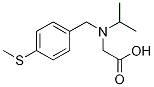 [Isopropyl-(4-Methylsulfanyl-benzyl)-aMino]-acetic acid Struktur