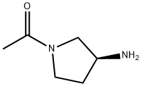 1-乙酰基-(3S)-3-氨基吡咯烷盐酸盐, 1013921-14-6, 结构式