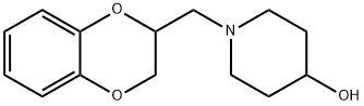 1-(2,3-Dihydro-benzo[1,4]dioxin-2-ylMethyl)-piperidin-4-ol Struktur