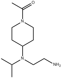 1-{4-[(2-AMino-ethyl)-isopropyl-aMino]-piperidin-1-yl}-ethanone 结构式