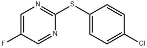 2-(4-氯-苯基硫基)-5-氟-嘧啶,1353980-68-3,结构式