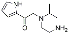 2-[(2-AMino-ethyl)-isopropyl-aMino]-1-(1H-pyrrol-2-yl)-ethanone 化学構造式