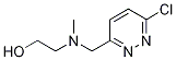 2-[(6-Chloro-pyridazin-3-ylMethyl)-Methyl-aMino]-ethanol Struktur