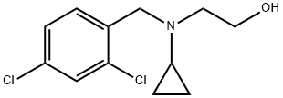 2-[Cyclopropyl-(2,4-dichloro-benzyl)-aMino]-ethanol 结构式