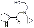 2-[Cyclopropyl-(2-hydroxy-ethyl)-aMino]-1-(1H-pyrrol-2-yl)-ethanone 结构式