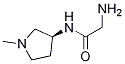 2-AMino-N-((S)-1-Methyl-pyrrolidin-3-yl)-acetaMide 结构式