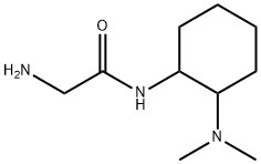 2-氨基-N-(2-(二甲氨基)环己基)乙酰胺 结构式