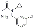 2-AMino-N-(3-chloro-benzyl)-N-cyclopropyl-acetaMide 结构式