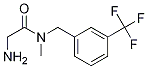 2-氨基-N-甲基-N-(3-(三氟甲基)苄基)乙酰胺 结构式