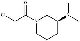 2-Chloro-1-((S)-3-diMethylaMino-piperidin-1-yl)-ethanone Struktur