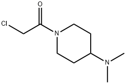 2-Chloro-1-(4-diMethylaMino-piperidin-1-yl)-ethanone Structure