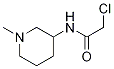 2-Chloro-N-(1-Methyl-piperidin-3-yl)-acetaMide 结构式