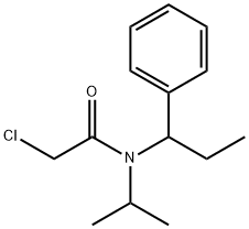 2-Chloro-N-isopropyl-N-(1-phenyl-propyl)-acetaMide 化学構造式