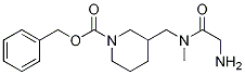 3-{[(2-AMino-acetyl)-Methyl-aMino]-Methyl}-piperidine-1-carboxylic acid benzyl ester Structure