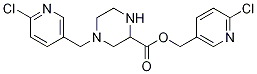 4-(6-Chloro-pyridin-3-ylMethyl)-piperazine-2-carboxylic acid 6-chloro-pyridin-3-ylMethyl ester Structure