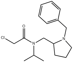 N-(1-Benzyl-pyrrolidin-2-ylMethyl)-2-chloro-N-isopropyl-acetaMide Structure