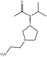 N-[(R)-1-(2-AMino-ethyl)-pyrrolidin-3-yl]-N-isopropyl-acetaMide Structure