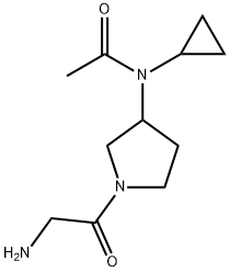 N-[1-(2-AMino-acetyl)-pyrrolidin-3-yl]-N-cyclopropyl-acetaMide|