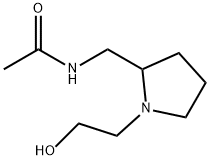 N-[1-(2-Hydroxy-ethyl)-pyrrolidin-2-ylMethyl]-acetaMide 结构式