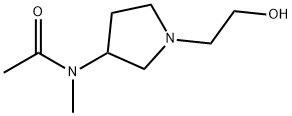 N-[1-(2-Hydroxy-ethyl)-pyrrolidin-3-yl]-N-Methyl-acetaMide Structure