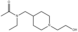 N-Ethyl-N-[1-(2-hydroxy-ethyl)-piperidin-4-ylMethyl]-acetaMide Structure