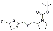 2-(2-Chloro-thiazol-5-ylMethylsulfa
nylMethyl)-pyrrolidine-1-carboxylic
acid tert-butyl ester|