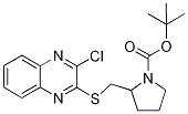  2-(3-Chloro-quinoxalin-2-ylsulfanyl
Methyl)-pyrrolidine-1-carboxylic ac
id tert-butyl ester