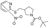 3-(5-Nitro-pyridin-2-ylsulfanylMeth
yl)-pyrrolidine-1-carboxylic acid t
ert-butyl ester Structure