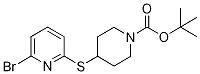 4-(6-BroMo-pyridin-2-ylsulfanyl)-pi
peridine-1-carboxylic acid tert-but
yl ester,1353952-58-5,结构式