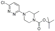 4-(6-Chloro-pyridazin-3-yl)-2-Methyl-piperazine-1-carboxylic acid tert-butyl este,,结构式