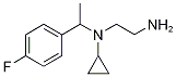 N*1*-Cyclopropyl-N*1*-[1-(4-fluoro-phenyl)-ethyl]-ethane-1,2-diaMine Structure