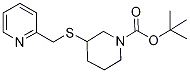 3-(Pyridin-2-ylMethylsulfanyl)-pipe
ridine-1-carboxylic acid tert-butyl
ester