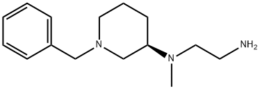 N*1*-((R)-1-Benzyl-piperidin-3-yl)-N*1*-Methyl-ethane-1,2-diaMine 化学構造式