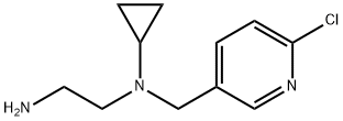 N*1*-(6-Chloro-pyridin-3-ylMethyl)-N*1*-cyclopropyl-ethane-1,2-diaMine Struktur