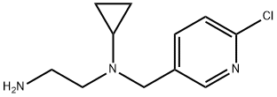 N*1*-(6-Chloro-pyridin-3-ylMethyl)-N*1*-cyclopropyl-ethane-1,2-diaMine 化学構造式