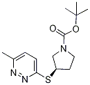 (R)-3-(6-Methyl-pyridazin-3-ylsulfa
nyl)-pyrrolidine-1-carboxylic acid
tert-butyl ester