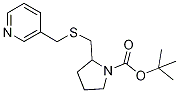 2-(Pyridin-3-ylMethylsulfanylMethyl
)-pyrrolidine-1-carboxylic acid ter
t-butyl ester