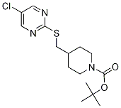 4-(5-Chloro-pyriMidin-2-ylsulfanylM
ethyl)-piperidine-1-carboxylic acid
tert-butyl ester